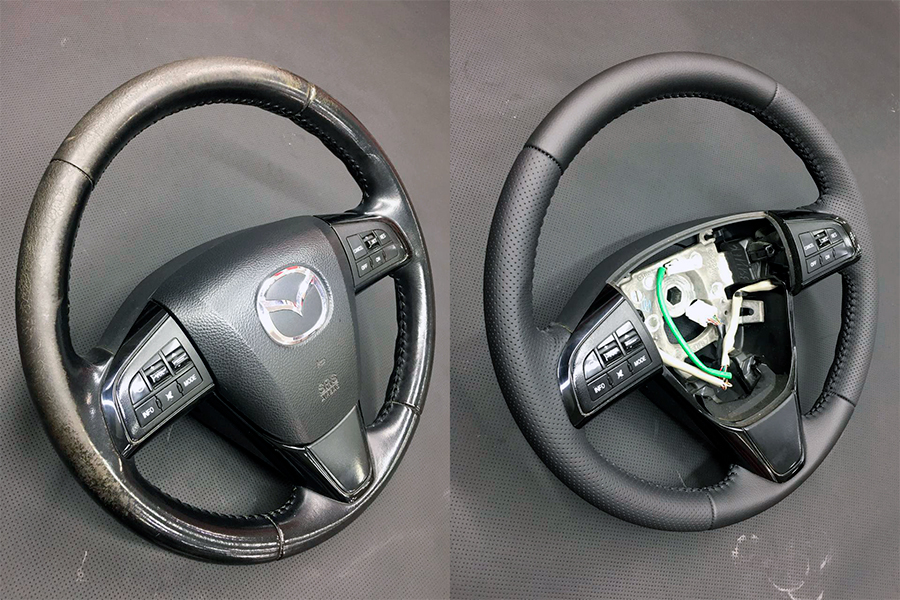 Перетяжка руля и ручки КПП Mazda 6 в Ростове-на-Дону